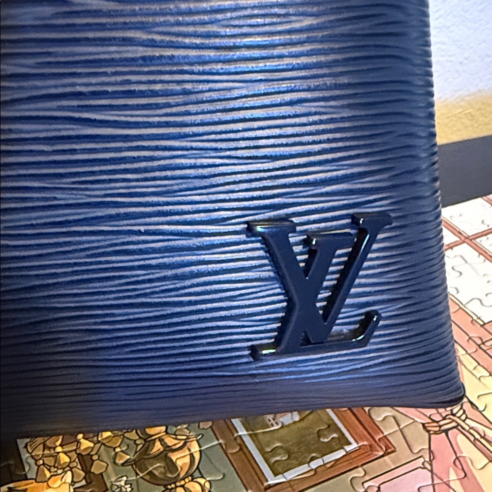Louis Vuitton Epi Kleber PM Andigo Conquelicot 2 way shoulder/handbag. FL3178 - Picture 2 of 10